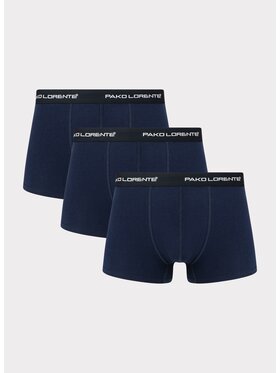 Pako Lorente Pako Lorente Komplet 3 par bokserek U000B-GX-001 Granatowy