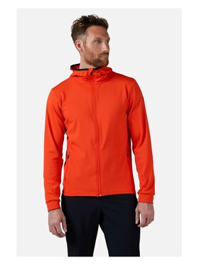 Rossignol Rossignol Bluza techniczna Mid Layer Stretch Hoodie Pomarańczowy Regular Fit