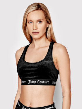 Juicy Couture Juicy Couture Σουτιέν τοπ Velvet JCLQ220003 Μαύρο