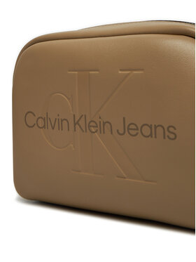 Calvin Klein Jeans Ročna Torba Sculpted Camera Bag18 Mono K60K612220 Bež