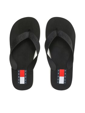 Tommy Jeans Tommy Jeans Σαγιονάρες Tjw Flag Eva Beach Sandal EN0EN02194 Μαύρο