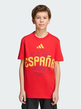 adidas adidas Koszulka techniczna 165790 Czerwony Regular Fit