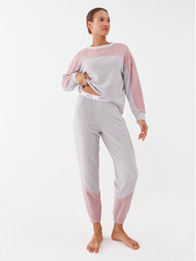 DKNY DKNY Pizsama YI2822674 Szürke Regular Fit