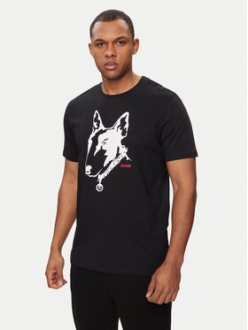 HUGO Hugo T-shirt Dammock 50504916 Crna Regular Fit
