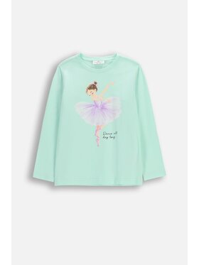 Coccodrillo Coccodrillo Longsleeve WC6143101VGA-031 Zielony Regular Fit