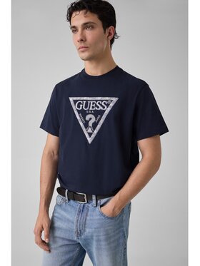 Guess Guess T-Shirt 183289 Niebieski Classic Fit