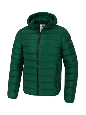 PITBULL PITBULL Kurtka zimowa Kurtka zimowa męska z kapturem Seacoast III XL Zielony Regular Fit