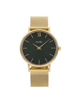 Cluse Cluse Hodinky Minuit Mesh CW10206 Zlatá