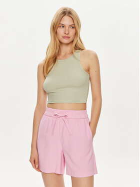JDY JDY Top Sofia 15275093 Zielony Cropped Fit