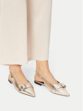 Badura Badura Ballerinas HIBISCUS-LT593-911 Goldfarben