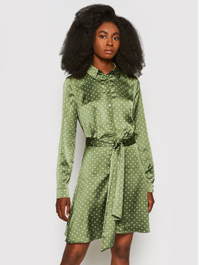 Guess Guess Košeľové šaty Agata W1YK0X WD8G0 Zelená Regular Fit