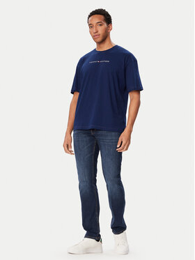 Tommy Hilfiger Tommy Hilfiger T-Shirt UM0UM03685 Modrá Regular Fit