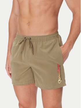 Quiksilver Quiksilver Kupaće gaće i hlače Spl Fineline Volley 15 EQYJV04141 Kaki Regular Fit