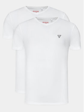 Guess Guess 2er-Set T-Shirts Caleb U97G03 KCD31 Weiß Regular Fit