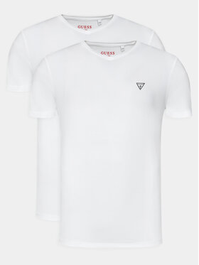 Guess Guess Komplet 2 t-shirtów Caleb U97G03 KCD31 Biały Regular Fit