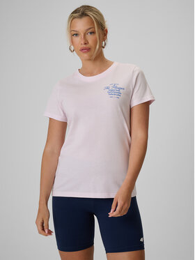 4F 4F T-Shirt COMMERCIAL Różowy jasny Regular Fit