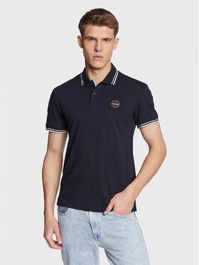 Napapijri Napapijri Polokošeľa E-Macas NP0A4H5Z Tmavomodrá Regular Fit