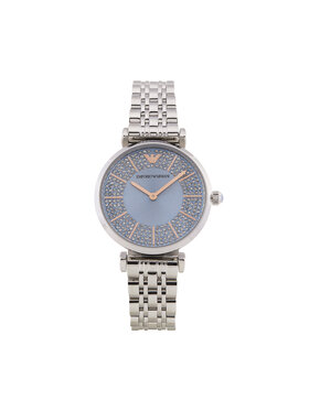 Emporio Armani Emporio Armani Hodinky Gianni T-Bar AR11594 Stříbrná