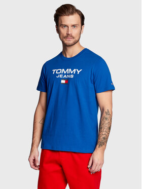 Tommy Jeans Tommy Jeans T-Shirt Entry DM0DM15682 Niebieski Regular Fit
