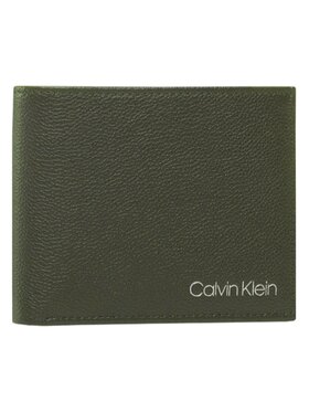 Calvin Klein Calvin Klein Portfel PORTFEL MĘSKI SKÓRZANY BIFOLD Khaki