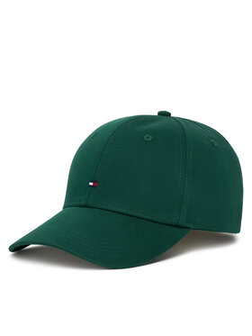Tommy Hilfiger Tommy Hilfiger Kepurė su snapeliu Th Flag Cotton 6 Panel Cap AM0AM13008 Žalia