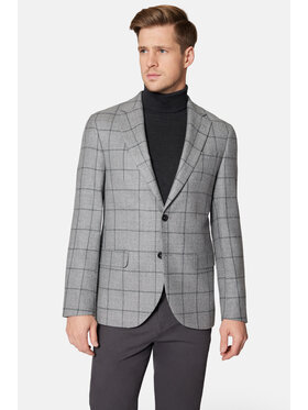 Lancerto Lancerto Marynarka Odense MA099223000002 Szary Slim Fit