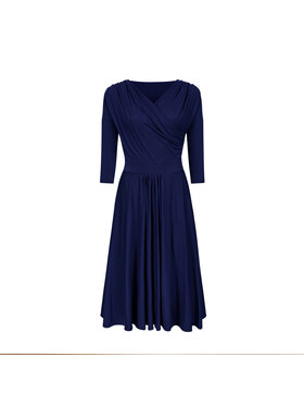 Justyna Ołtarzewska Justyna Ołtarzewska Sukienka elegancka Kate Granatowy Flattering Fit