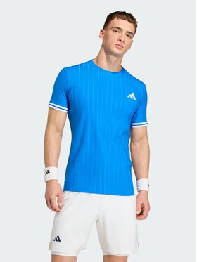 adidas adidas Koszulka techniczna 161708 Niebieski jasny Slim Fit
