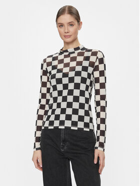 Vans Vans Mikina Position Mesh Mock Neck VN000F73Y281 Černá Regular Fit