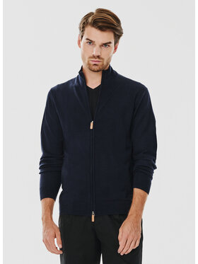 Pako Lorente Pako Lorente Sweter P24WF-2X-016 Granatowy Classic Fit