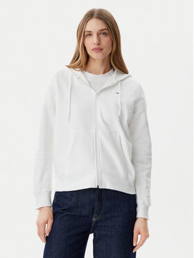 Tommy Jeans Tommy Jeans Bluză Flag DW0DW19729 Alb Regular Fit