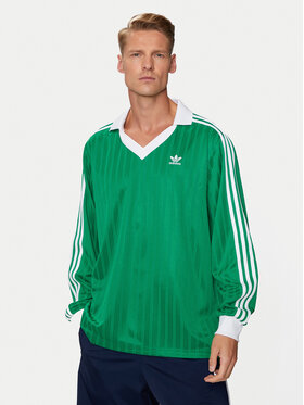 adidas adidas Longsleeve adicolor Piqué Football IX5225 Zielony Regular Fit
