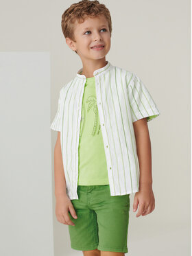 Mayoral Mayoral Шорти з тканини 3235 Зелений Regular Fit