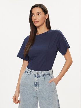 United Colors Of Benetton United Colors Of Benetton T-Shirt 3BL0D106A Tmavomodrá Regular Fit