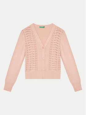 United Colors Of Benetton United Colors Of Benetton Kardigán 1370C601Q Rózsaszín Regular Fit