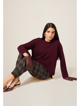 Oltre Oltre Pantaloni di tessuto P024J002490N0S3 Marrone Boy Fit