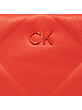 Calvin Klein Torbica Re-Lock Quilt Tote Mini K60K611340 Narančasta