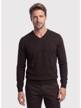 Pako Lorente Pako Lorente Sweter P26WB-2X-003 Brązowy Straight Fit