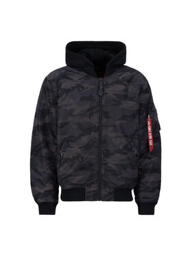 Alpha Industries Alpha Industries Kurtka bomber MA-1 Zip Hood Back Embroidery Camo Bomber Jacket Kolorowy Regular Fit