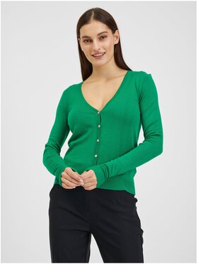 Orsay Orsay Kardigan 511190-867000__S Zielony Regular Fit