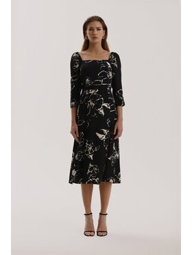 MARI PRETI MARI PRETI Sukienka koktajlowa Raven Czarny Regular Fit