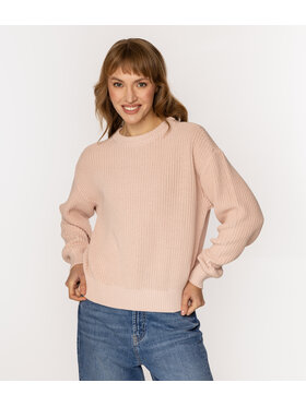 Lee Cooper Lee Cooper Sweter YANA ORGANIC Różowy Regular Fit