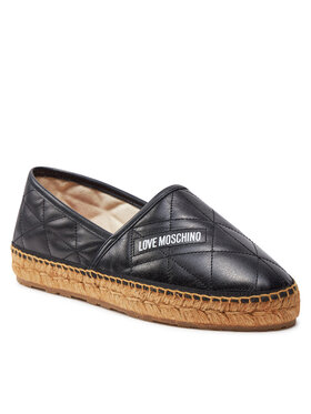 LOVE MOSCHINO Espadrile JA10582G0IIE0000 Črna