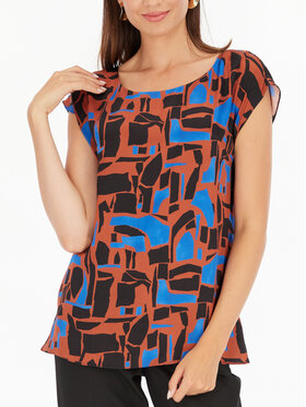 Potis & Verso Potis & Verso Bluzka Milana Kolorowy Regular Fit