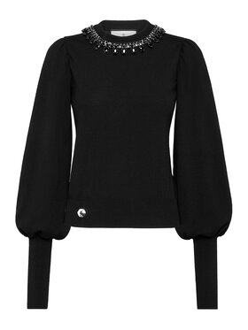 PHILIPP PLEIN PHILIPP PLEIN Longsleeve 2845 Czarny Regular Fit