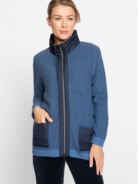 Olsen Olsen Kardiganas Henny 11004291 Mėlyna Regular Fit