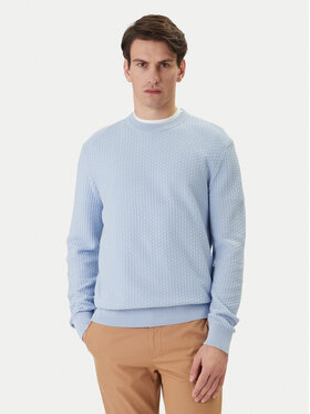 BOSS BOSS Megztinis H-Imberto 50545283 Žydra Regular Fit