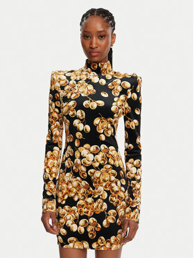 Balmain Balmain Igapäevane kleit DF0R8755JJ44 Must Slim Fit