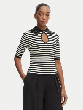LOLA CASADEMUNT LOLA CASADEMUNT Blúz LS2615114 Fekete Regular Fit