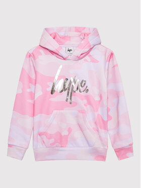 HYPE HYPE Bluza ZVLR-258 Różowy Regular Fit